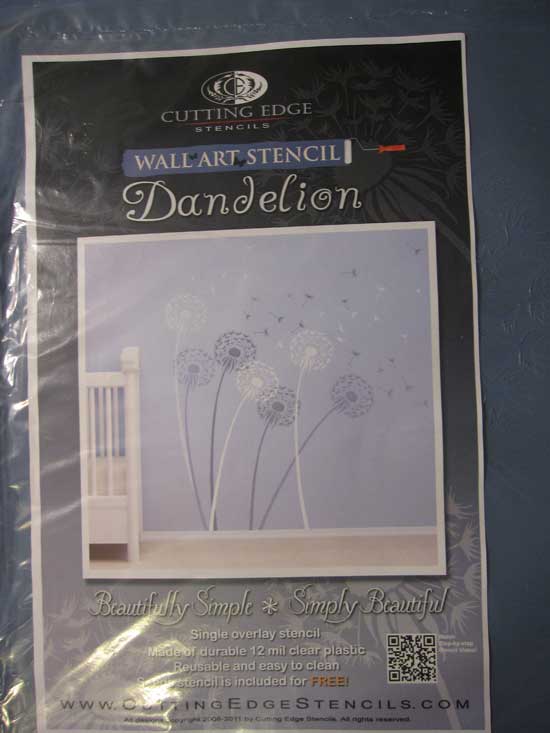 Dandelion stencil