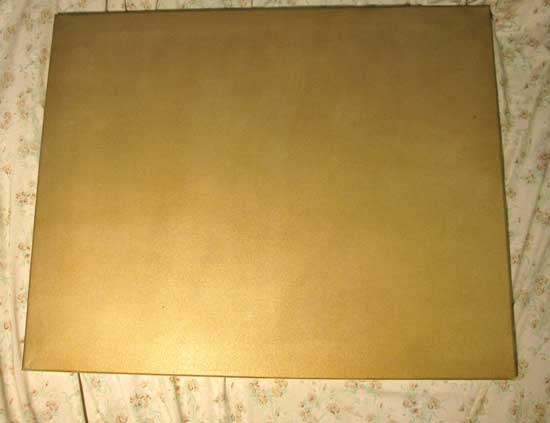 metallic paint canvas for stenciled wall art
