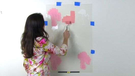 Learn how to stencil an accent wall using a Flamingo Allover Stencil, a popular tropical wallpaper stencil pattern, from Cutting Edge Stencils. http://www.cuttingedgestencils.com/flamingo-stencil-wallpaper-flamingos-stencil-pattern.html
