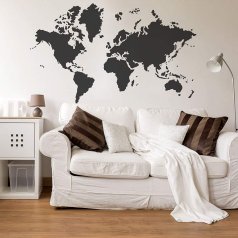 The World Map Allover Stencil from Cutting Edge Stencils. http://www.cuttingedgestencils.com/world-map-stencil-wall-decal-worlds-maps-stencils.html