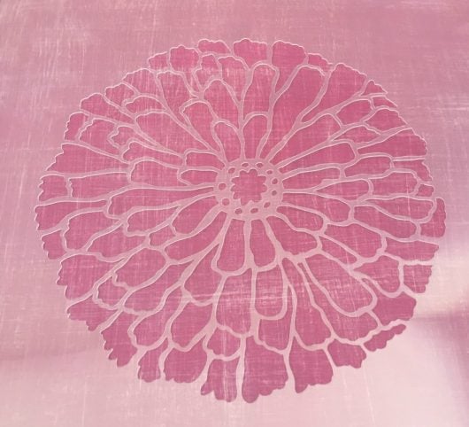 Learn how to makeover a small side table using paint and the Summer Blossom Flower Stencil from Cutting Edge Stencils. http://www.cuttingedgestencils.com/flower-stencils-summer-blossom-floral-wall-stencil-design.html