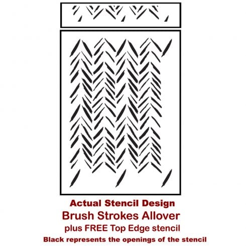The Brush Strokes Wall Stencil from Cutting Edge Stencils. http://www.cuttingedgestencils.com/brush-strokes-wall-pattern-stencil-modern-wall-stencils.html