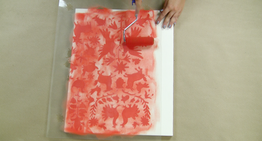 Learn how to make DIY Otomi Wall Art similar to Anthropologie for a fraction of the cost using the Otomi Craft Stencil from Cutting Edge Stencils. http://www.cuttingedgestencils.com/otomi-pattern-craft-stencil-DIY-home-decor-project.html 