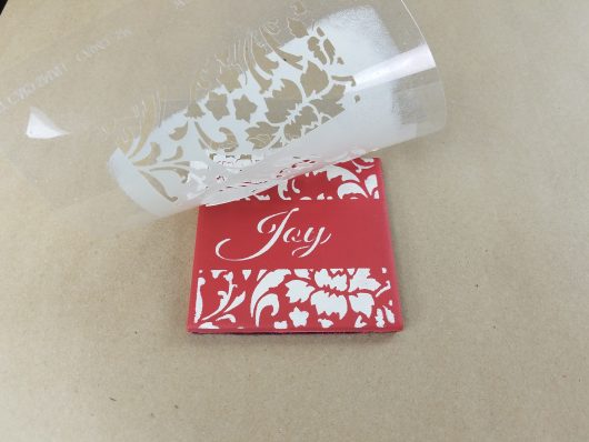 Learn how to craft a set of DIY stenciled coasters using card size Christmas Stencils from Cutting Edge Stencils. http://www.cuttingedgestencils.com/christmas-stencils-valentine-halloween.html