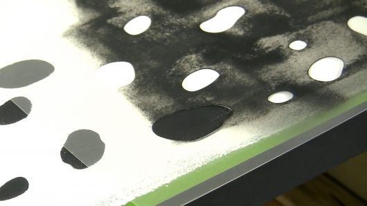 Learn how to stencil an old dresser and give it a modern look using the Dalmatian Spot Allover Stencil from Cutting Edge Stencils. http://www.cuttingedgestencils.com/dalmatian-spots-stencil-dots-wallpaper-pattern.html