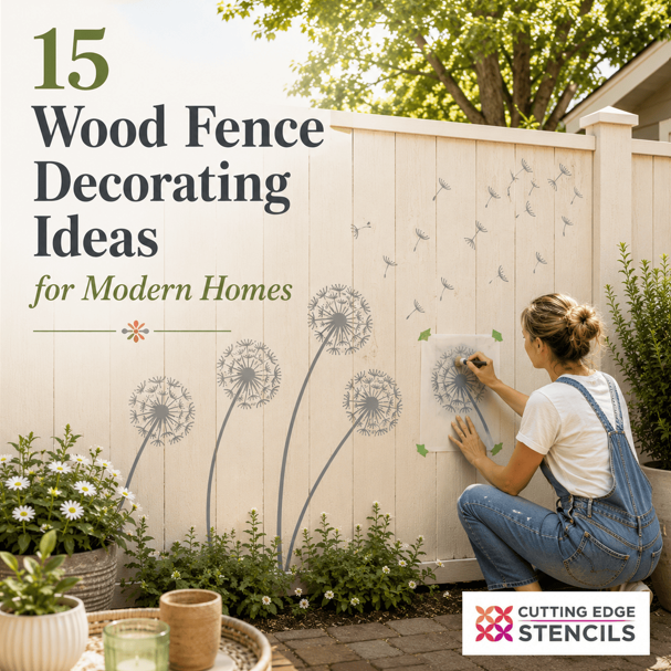15 Wood Fence Decorating Ideas for Modern Homes