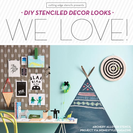 Picture of DIY Stenciled Decor Looks We Love!