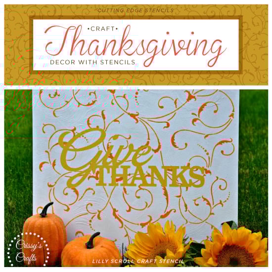 lily-scroll-stencil-diy-stenciled-wall-art-thanksgiving-decor