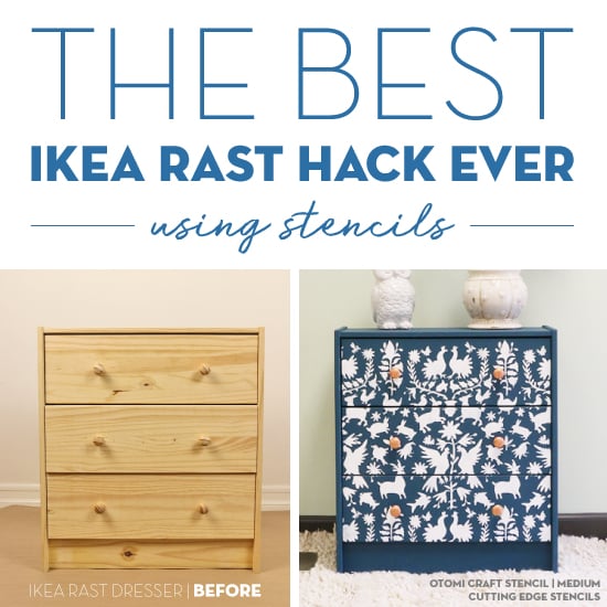 The Best Ikea RAST Hack Ever Using Stencils!