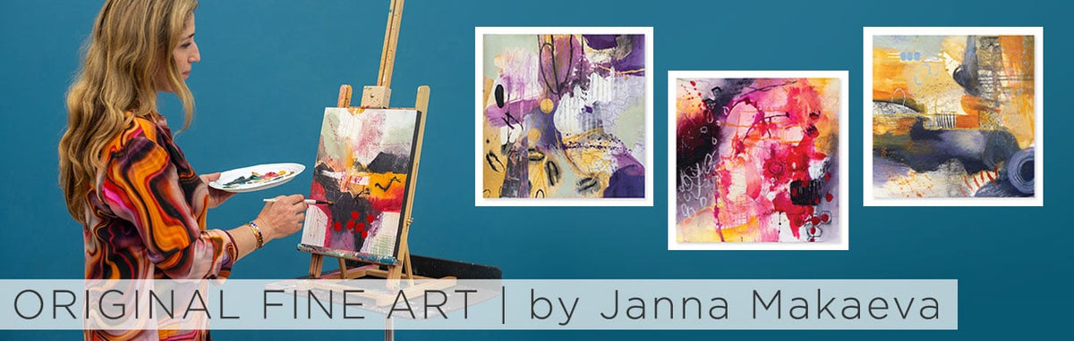 Original Fine Art By Janna Makaeva
