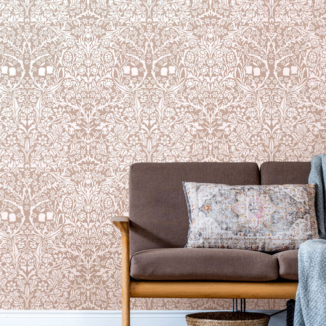 blackthorn by william morris wall stencil pattern