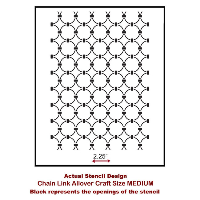 Chain-link-allover-menium-craft-furniture-stencil