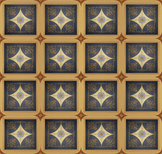 classical ceiling stencil