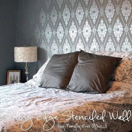 Damask stencil patterns at great prices. Stencils instead of wallpaper!