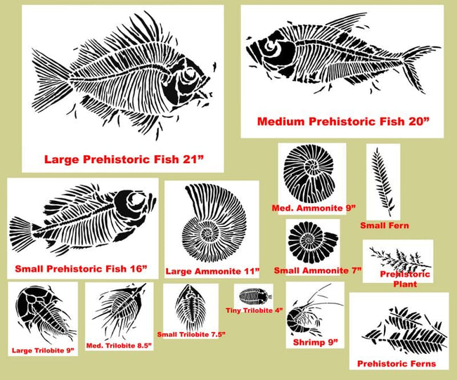 This is what included in the kit. Actual images of stencils.