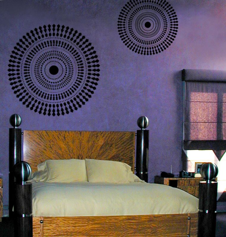 Wall stencil, modern large stencil