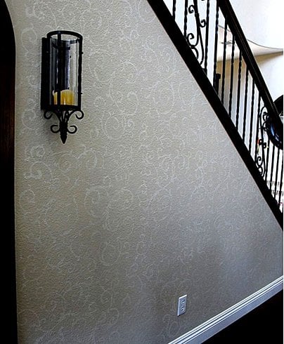 scroll stencil wall stencils