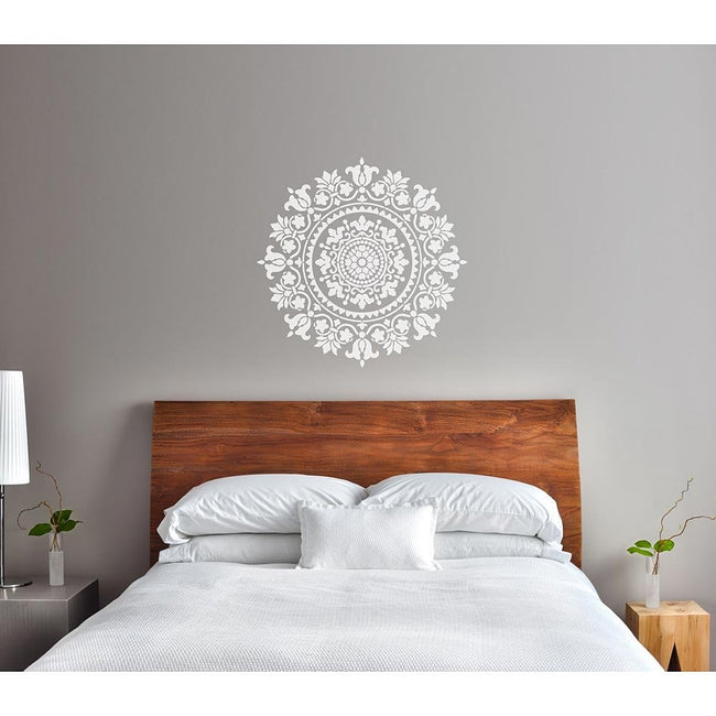 Large mandala decal stencil medallion design yoga mandala designs for walls and ceilings