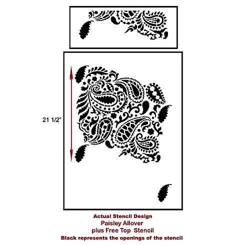 paisley stencil