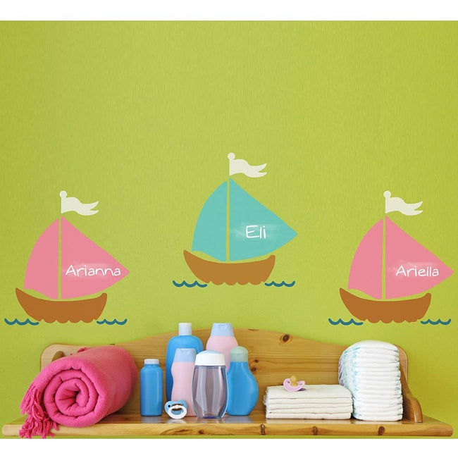 Sailboats-stencils