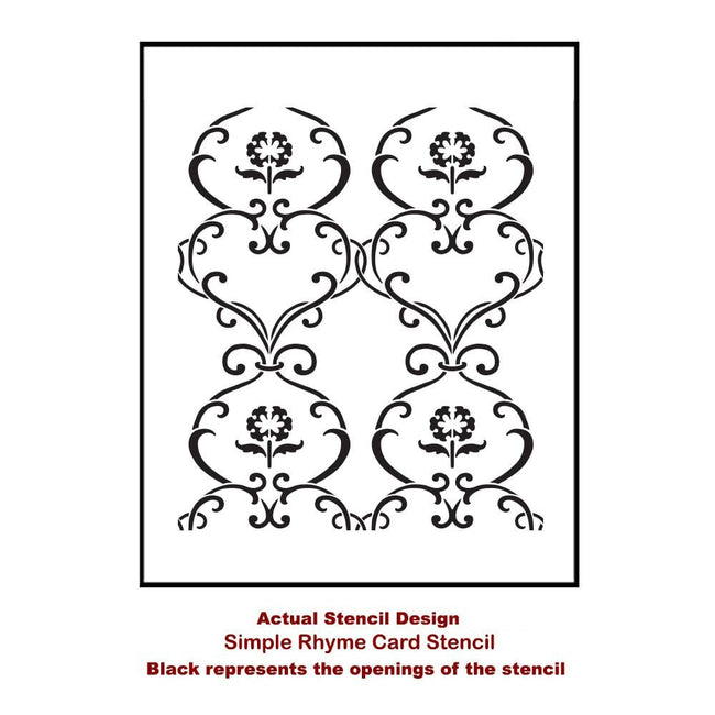 Simple-rhyme-small-card-template-stencil