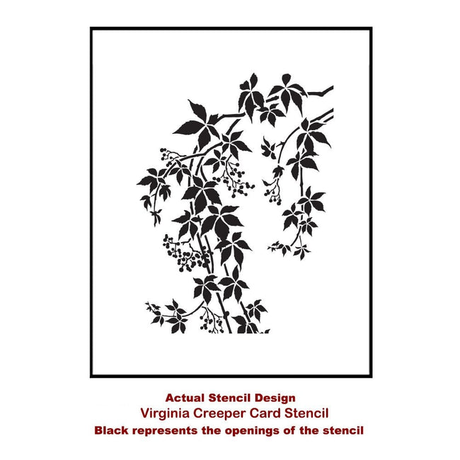 Virginia-creeper-small-card-template-stencil