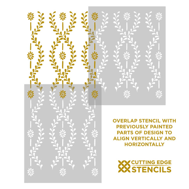 overlap stencil image cutting edge stencils willowberry wreath