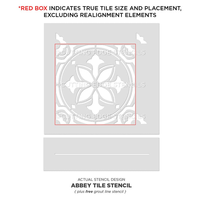 actual abbey stencil realignment