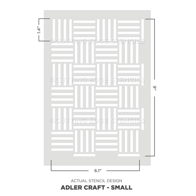 adler craft line stencil actual image stencil design