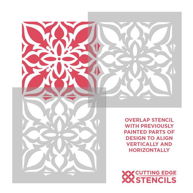 aloha tile stencil alignment