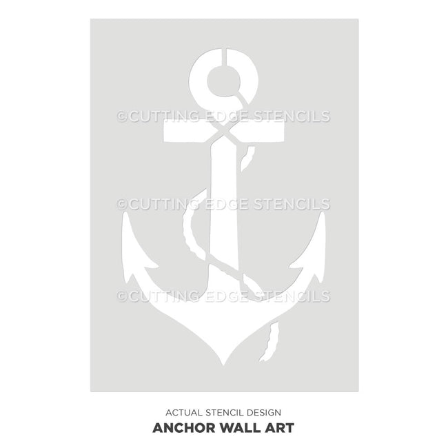 Anchor Wall Art Stencil