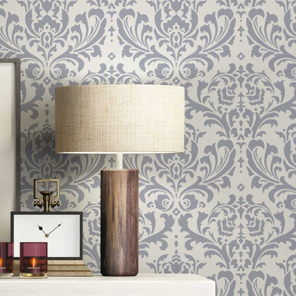Anna Damask Wall Stencil