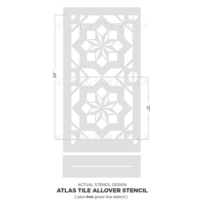 Atlas Tile Stencil