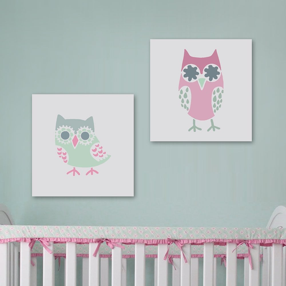 baby-nursery-owls-stencils-ideas-for-girl-baby-nursery-room
