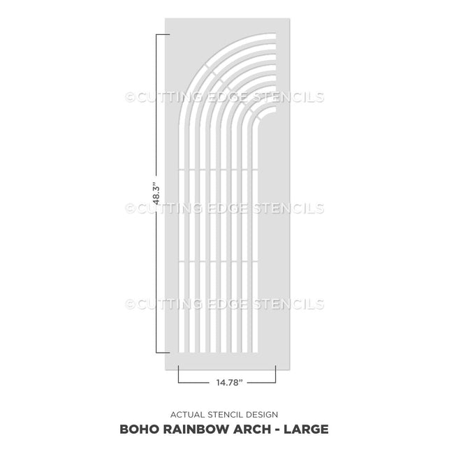 boho rainbow arch actual image large