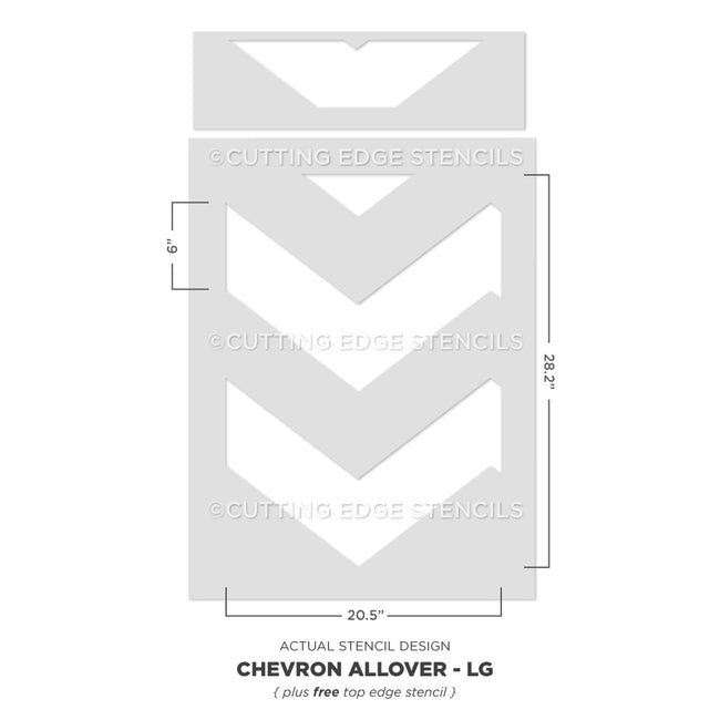 chevron stencil
