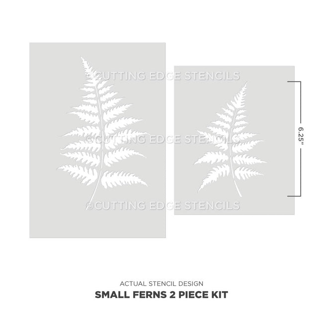 small ferns stencil kit