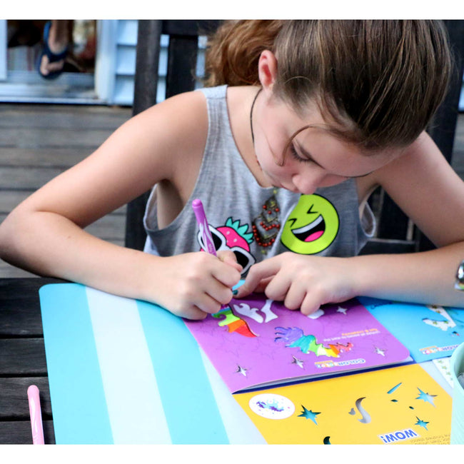 unicorn stencil colorfoldz