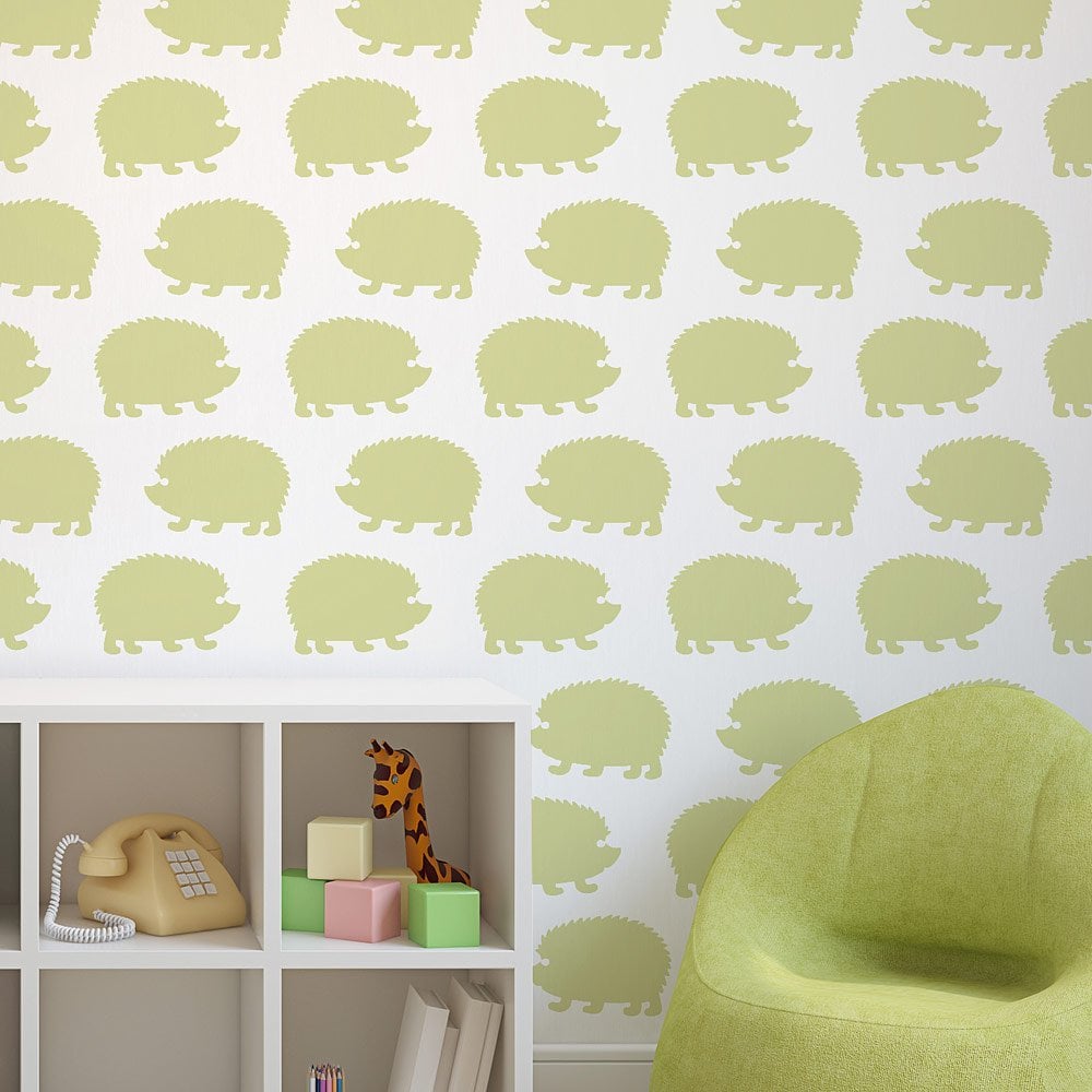 hedgehog-pattern-stencil-DIY-home-design