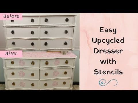 Roses Allover Wall Stencil