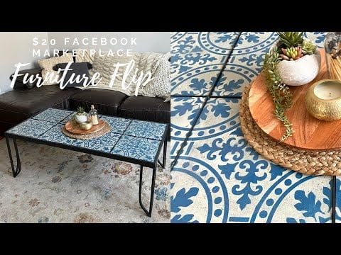 Florenza Tile Stencil Size Medium