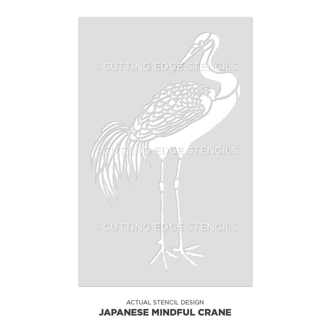 large crane stencil