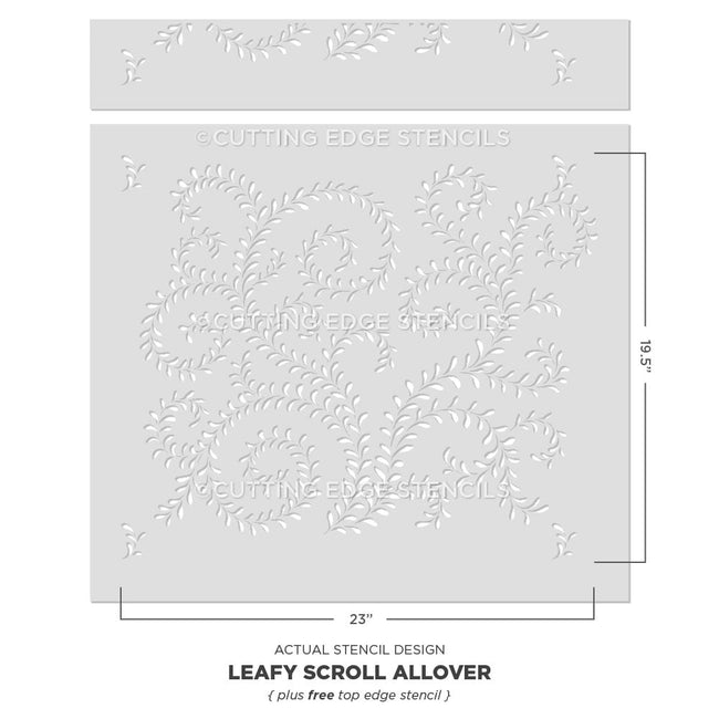 scroll stencil image