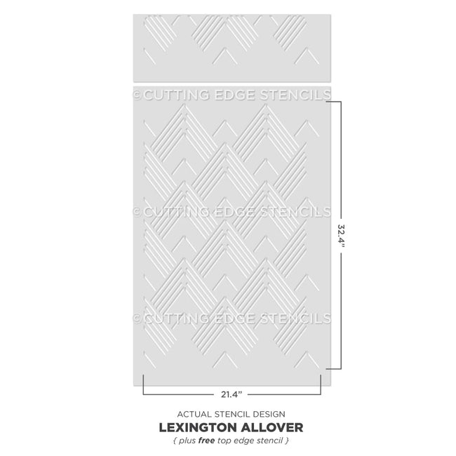 art deco wallpaper design lexington wall stencil actual