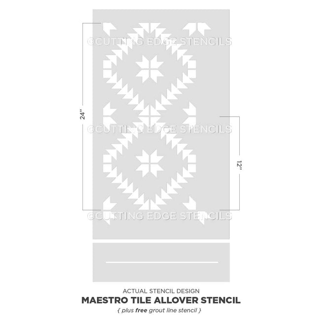 Maestro Tile Stencil