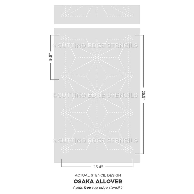 osaka wall stencil actual image