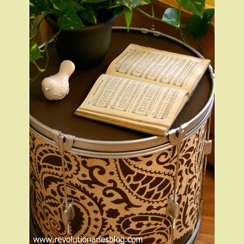 paisley-stenciled-drum