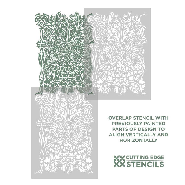 snakehead wall stencil alignment stencil