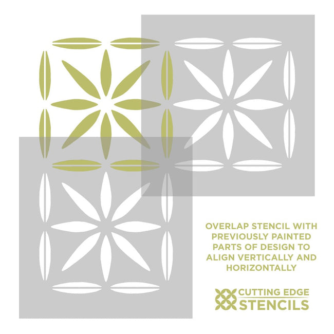 alignment image stardust tile stencil