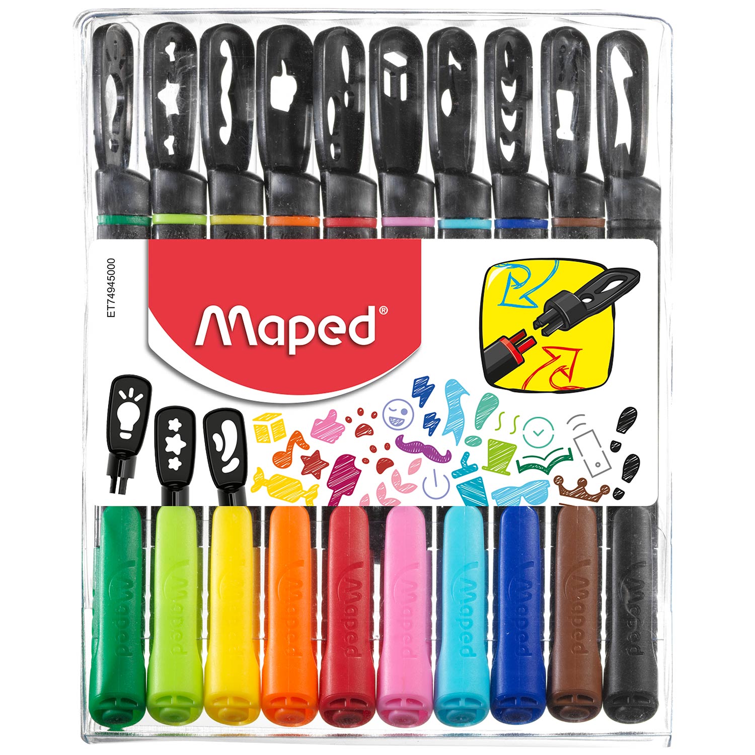 stencil tip markers